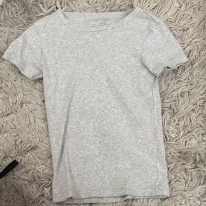 Brandy Melville Heather Gray Short Sleeve Tee